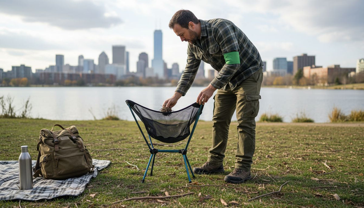 Sitpack Machine Master Portable Seating Workflow for Outdoor Comfort – Sitpack