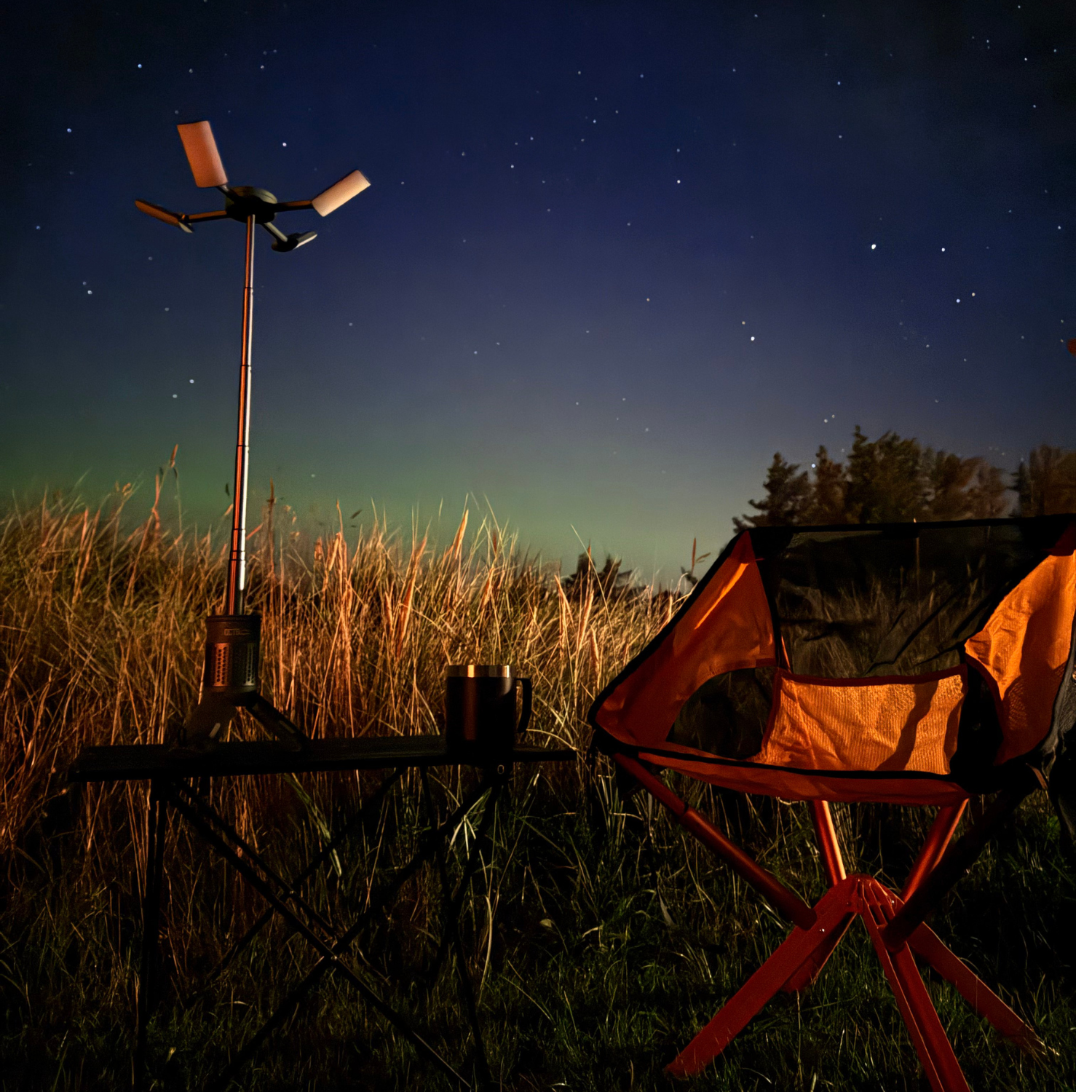 OCTO Teleskopisk Lampe med power bank