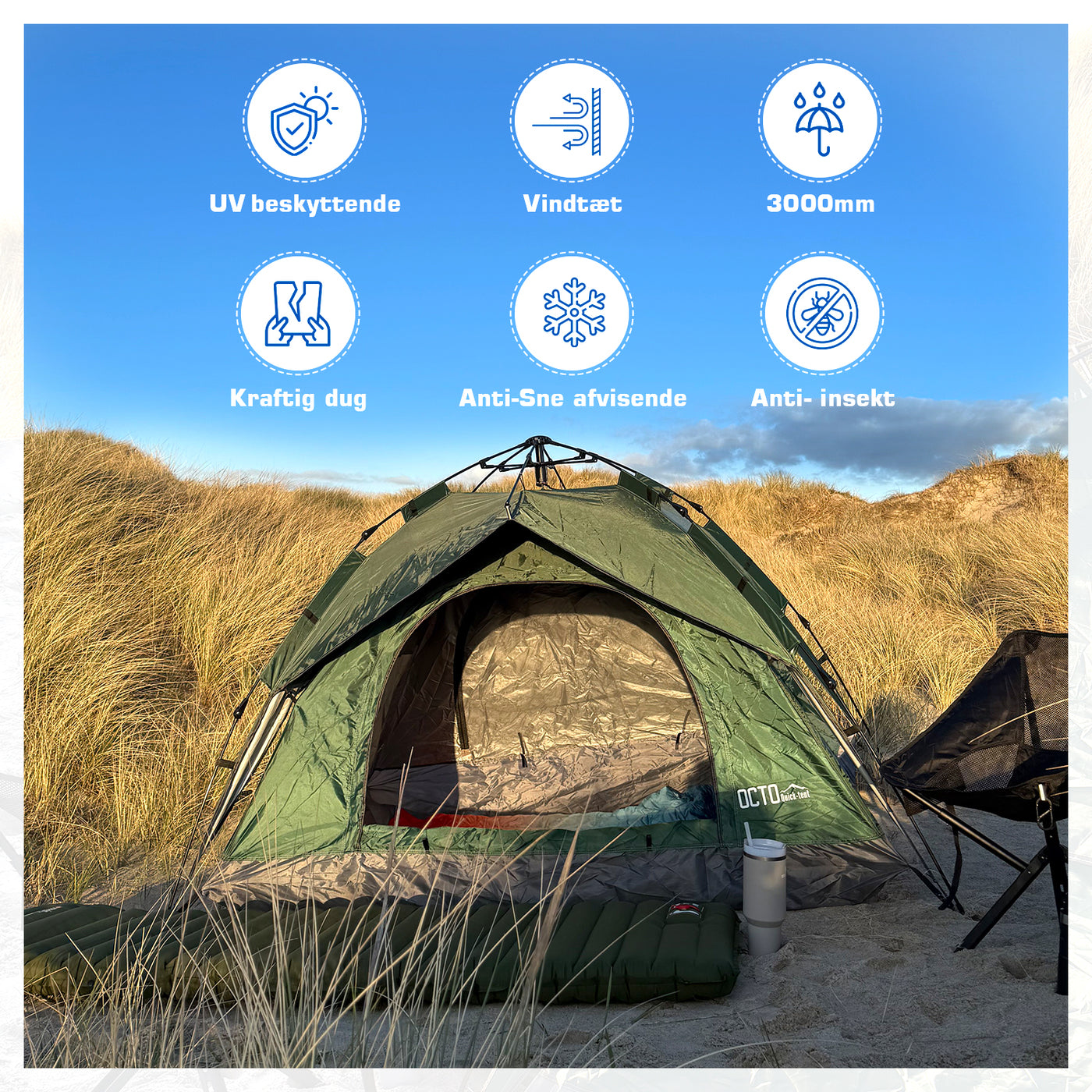 tente compacte OCTO Quick Tent – Sitpack