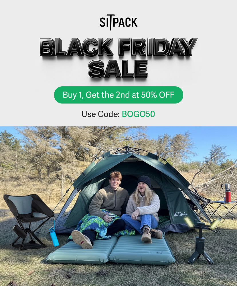 SITPACK | アウトドアでの利便性と快適性：コンパクトチェア